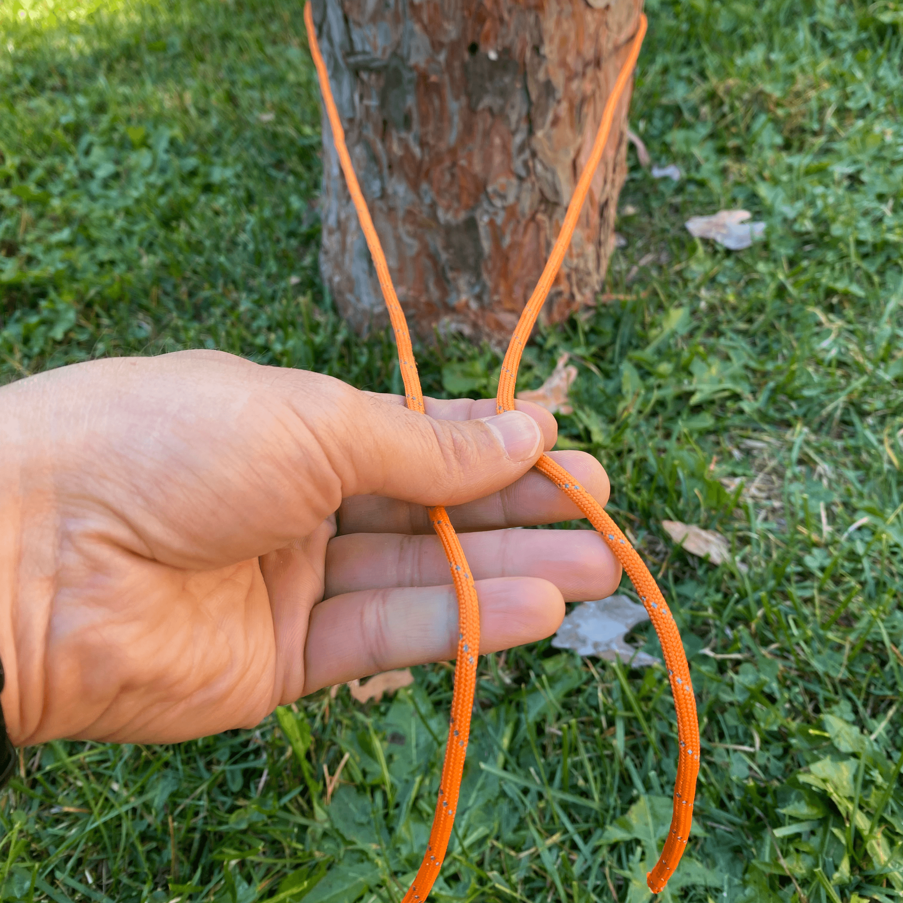 wrap rope around the anchor